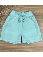 Short Sarja Cenoura Sininho Verde Menta