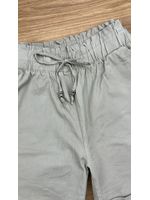 Short Sarja Cenoura Sininho Cinza