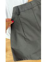 Short Alfaiataria Com Cinto Preto
