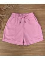 Short Boxer Linho Rosa Bebe