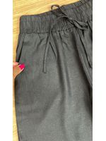 Calça Jogger Linho Preta