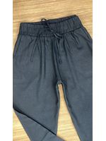 Calça Jogger Linho Preta