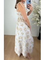 Vestido Midi Bordado Branco