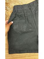 Short Sarja Cenoura Com Cinto Preto