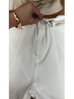 Short Alfaiataria Com Cinto Branco