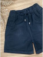 Short Sarja Cenoura Sininho Preto