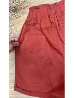 Short Sarja Cenoura Sininho Terra Cota