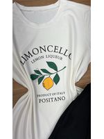 Blusa Tee Shirt Estampa Limão Off White