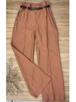 Calça Wide Leg Alfaiataria Terra Cota 