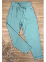 Calça Jogger Linho Verde Menta