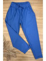 Calça Jogger Linho Azul
