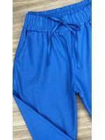 Calça Jogger Linho Azul