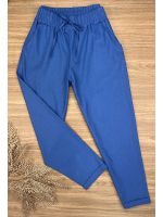 Calça Jogger Linho Azul