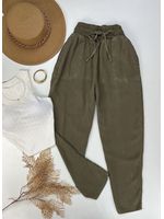 Calça Jogger Tencel Verde Militar