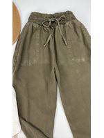 Calça Jogger Tencel Verde Militar