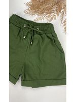 Short Boxer Linho Verde Militar 