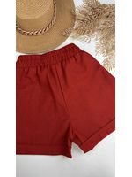 Short Boxer Linho Terra Cota