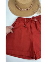 Short Boxer Linho Terra Cota