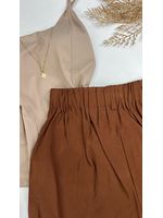 Short Alfaiataria Marrante Marrom