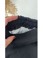 Saia Midi Camadas Preta