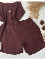 Conjunto Alça Trançada Marrom