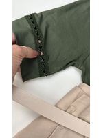 Blusa Manga com Detalhe Guipir Verde