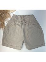 Short Sarja Cenoura Sininho Cinza Sem Botões 