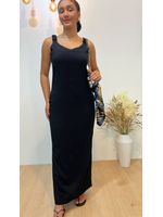 Vestido Viscolinho Longo Preto