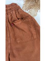 Calça Jogger Jeans Tencel Terra Cota 