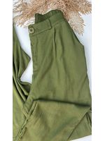 Conjunto Viscolinho com Elastano Verde Militar
