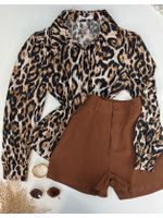 Camisa Animal Print 
