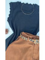 Blusa Modal Nuvem Regata Preta