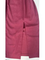 Vestido Mid Linho Cereja