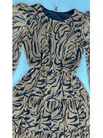 Vestido Tule Animal Print 