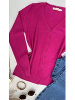 Cardigan Tricot Rosa