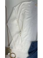 Cardigan Tricot Branco