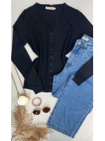 Cardigan Tricot Preto