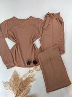 Conjunto Moletinho Nude