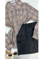 Camisa xadrez burberry