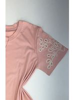 Blusa Manga Bordada 