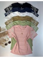 Blusa Manga Bordada 