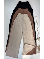 Calça Widi Leg Alfaiataria Marrom 