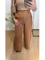 Calça Wide Leg Marrante Caramelo 