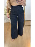 Calça Wide Leg Marrante Preta