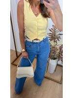 Colete Linho Amarelo Manteiga 