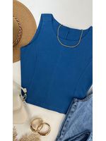 Regata Linho Azul 
