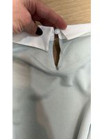 Blusa Gola Polo Com pedrarias azul bebê 