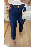 Calça Alfaiataria Premium Azul Marinho 