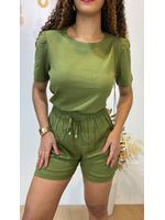 Conjunto Princess Verde Oliva 