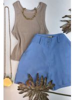 Short Alfaiataria Marrante Azul 